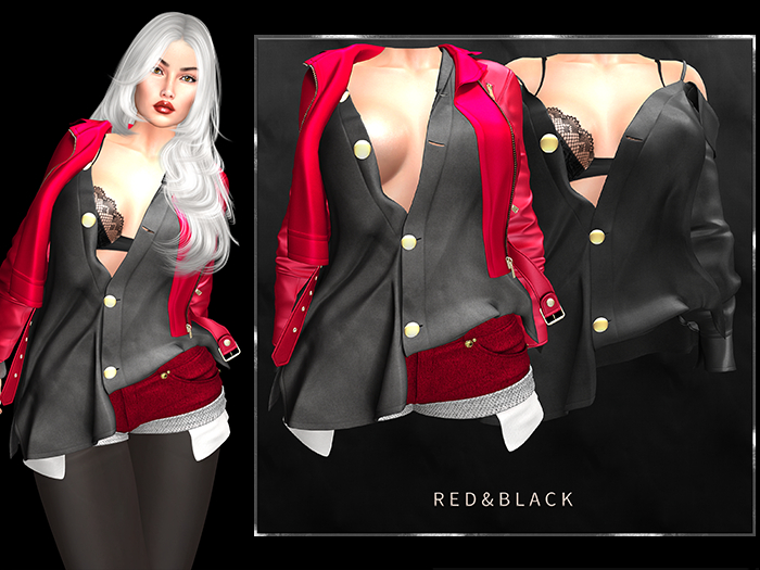 GGVG GAZELE OUTFIT RED & BLACK