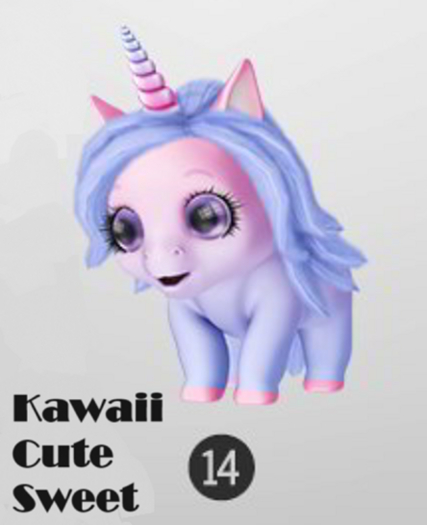 SEmotion Libellune Funny Unicorn Companion COMMON 14