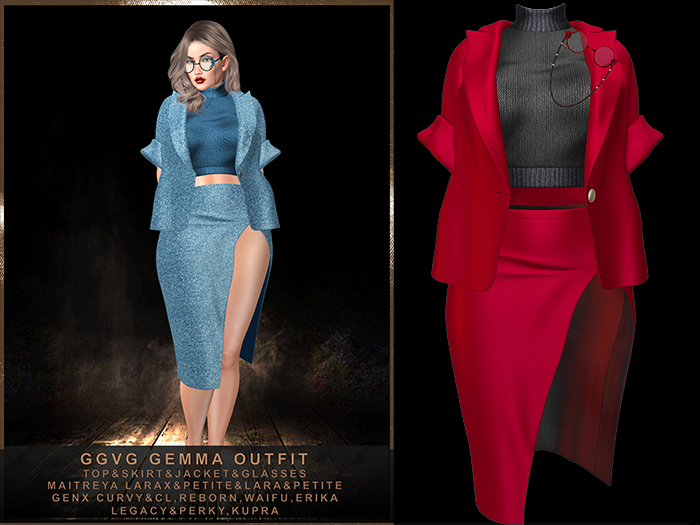 GGVG GEMMA OUTFIT RED