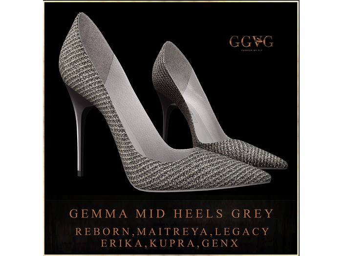GGVG GEMMA HEELS GREY
