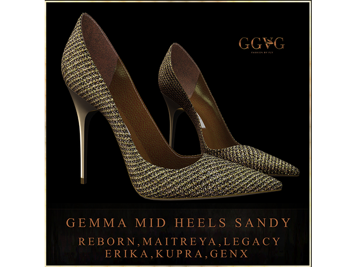 GGVG GEMMA HEELS SANDY