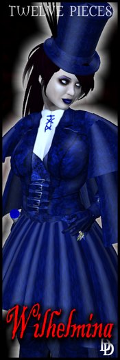 Dare Designs: Wilhelmina - blue