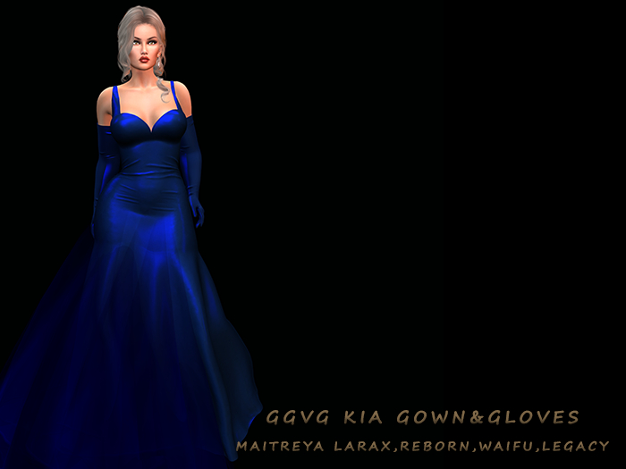 GGVG KIA GOWN BLUE