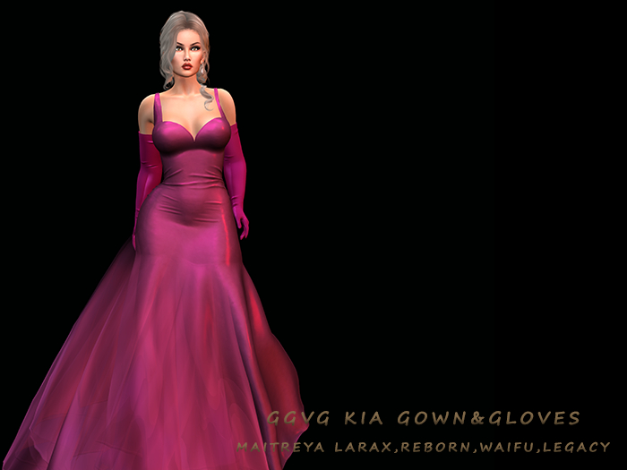 GGVG KIA GOWN MAGENTA