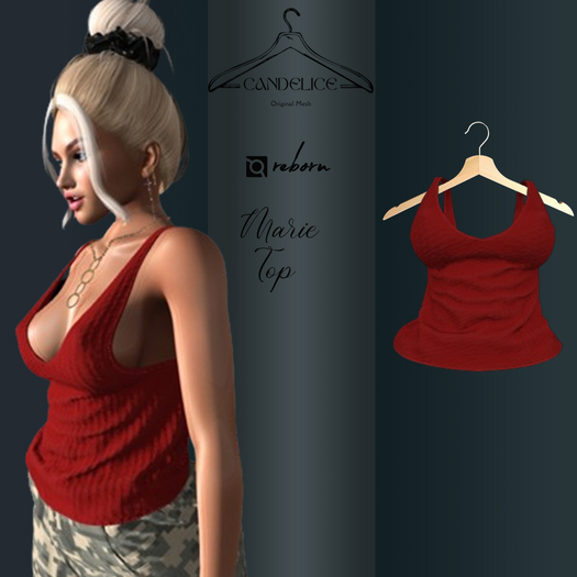 Add me - Reborn - Marie Top Red
