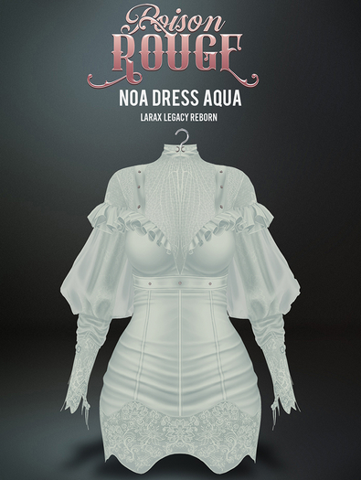 POISON ROUGE Noa Dress Aqua
