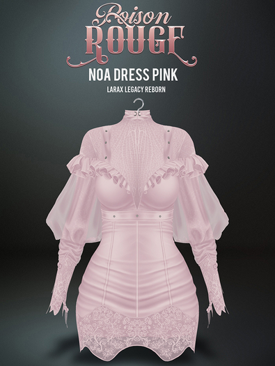 POISON ROUGE Noa Dress Pink