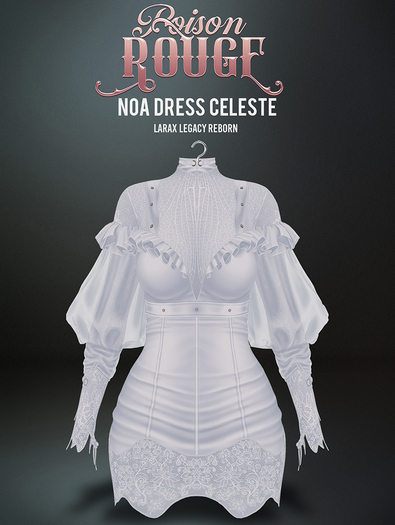 POISON ROUGE Noa Dress Celeste