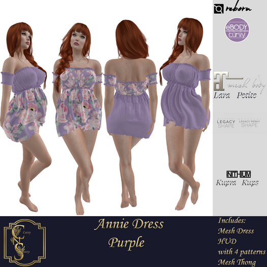 (CNS) Annie Dress Purple