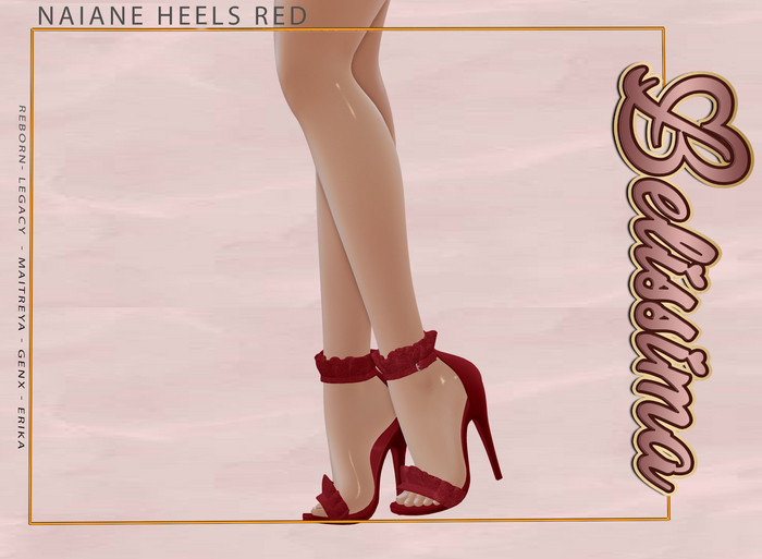 [Belissima] Naiane Heels Red