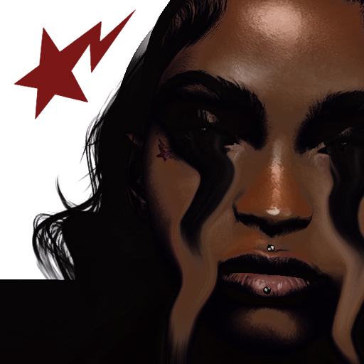 BAPE STAR RIGHT UNDEREYE TATTOO