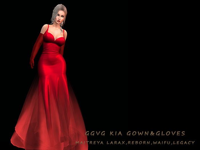 GGVG KIA GOWN RED