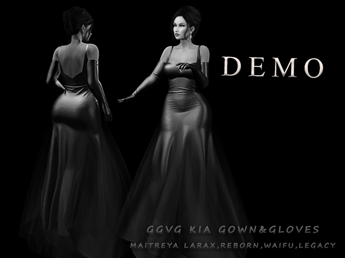 GGVG KIA GOWN BLACK (DEMO)