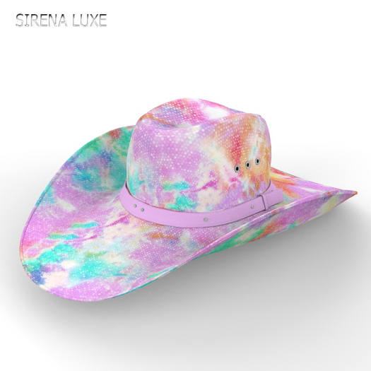 Pink Dye Cowboy Hat