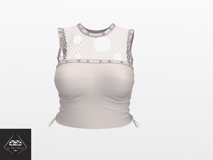 -LD- Lorena Top White
