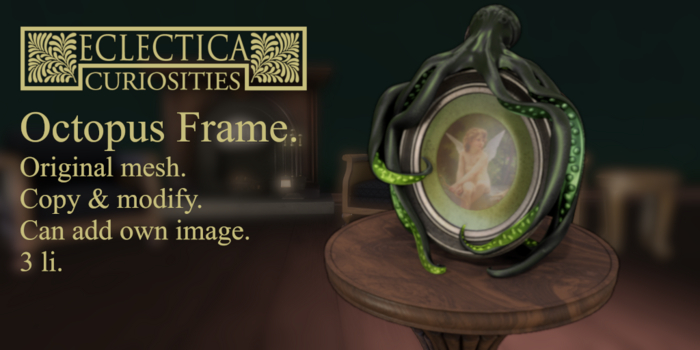 Eclectica- Octopus Picture Frame-Green