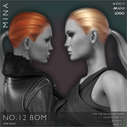 MINA - no.12 BOM Hairbases - Ombres [Add to Unpack]