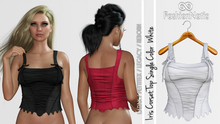 Top Iris White - LaraX, PetiteX, Legacy, Reborn - FashionNatic