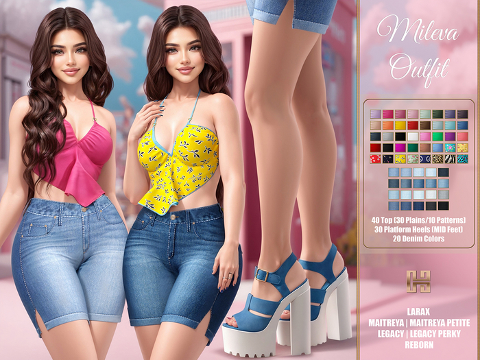 [hh] Mileva Shorts Outfit