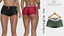 Shorts Iris Green - LaraX, PetiteX, Legacy, Reborn - FashionNatic