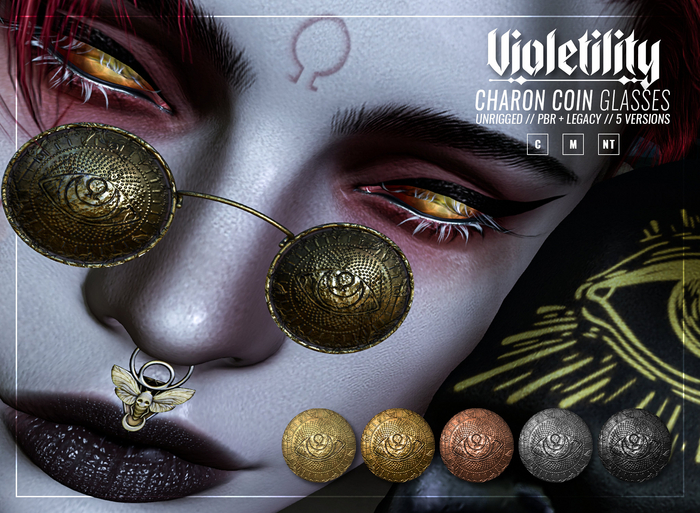 Violetility - Charon Coin Glasses
