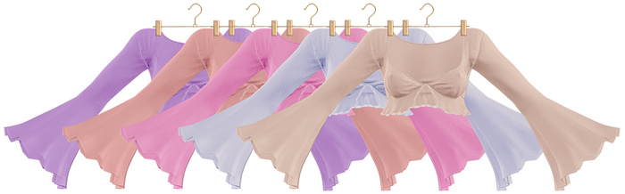 REBORN WAIFU Stories&Co. x JackSpoon Lea Shirt - Pastels / Waifu