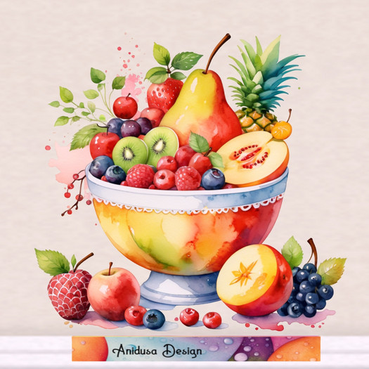 Wall Decal Fruity 3