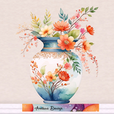 Wall Decal Flowers 8