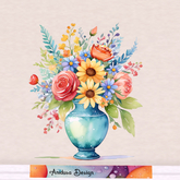 Wall Decal Flowers 5