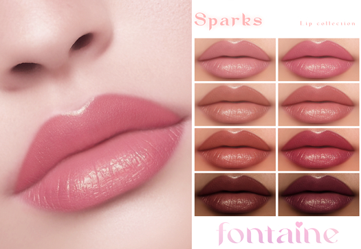 Fontaine Cosmetics - Sparks Lips Collection