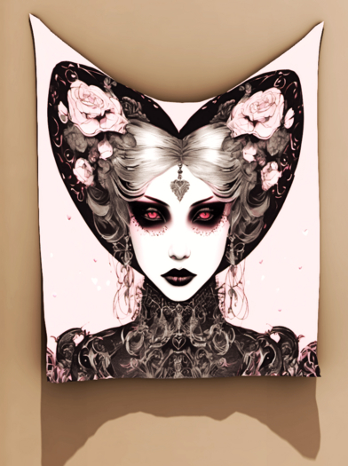 [ Wall Hanging]  Rose Pink