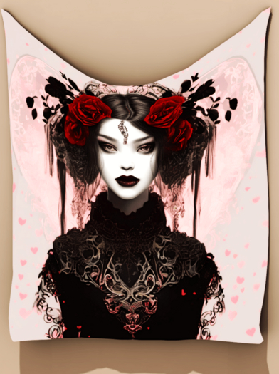 [ Wall Hanging]  Rose Red