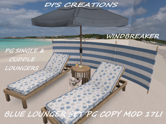 BLUE LOUNGER SET PG