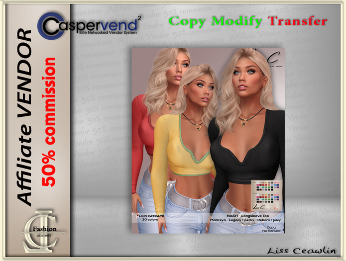 LC Affiliate Vendor - Nash Top [8 vendors]