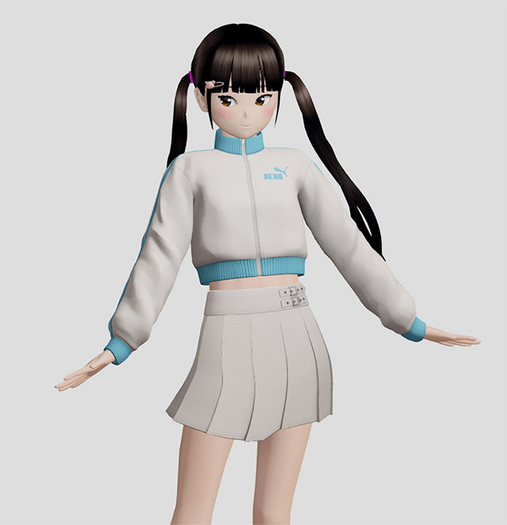'Alenka' short jacket and skirt DEMO