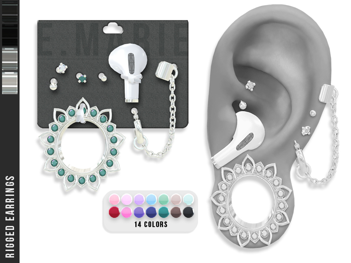 e.marie // Arwen Earrings - Silvers