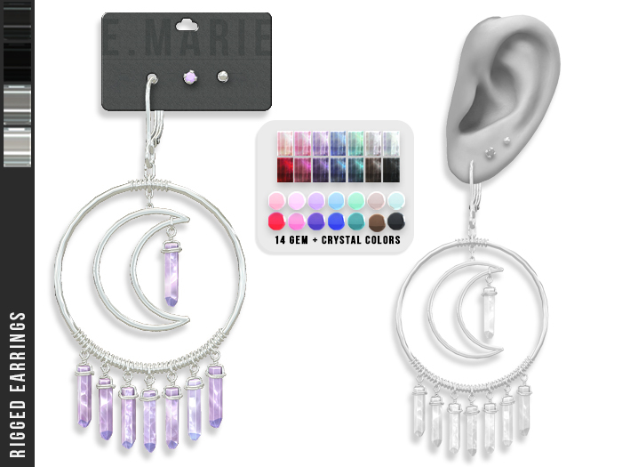 e.marie // Avonlea Earrings - Silvers