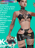 KO-H Bombshell Latex Outfit Kimiko FetPack