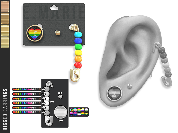 e.marie // Elliot Earrings - Golds