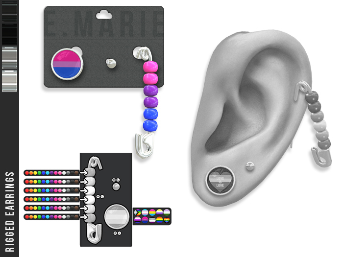 e.marie // Elliot Earrings - Silvers