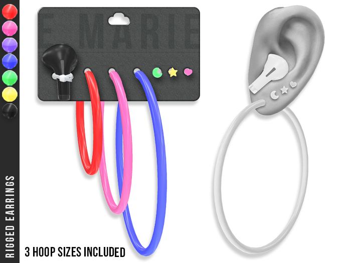 e.marie // Jaina Earrings - Brights 