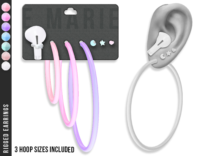 e.marie // Jaina Earrings - Pastels