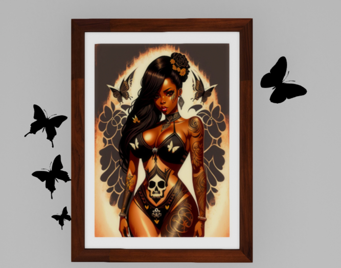 Butterflies Queen Art