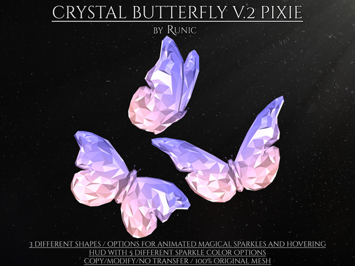 .: Runic :. Crystal Butterfly v.2 Pixie