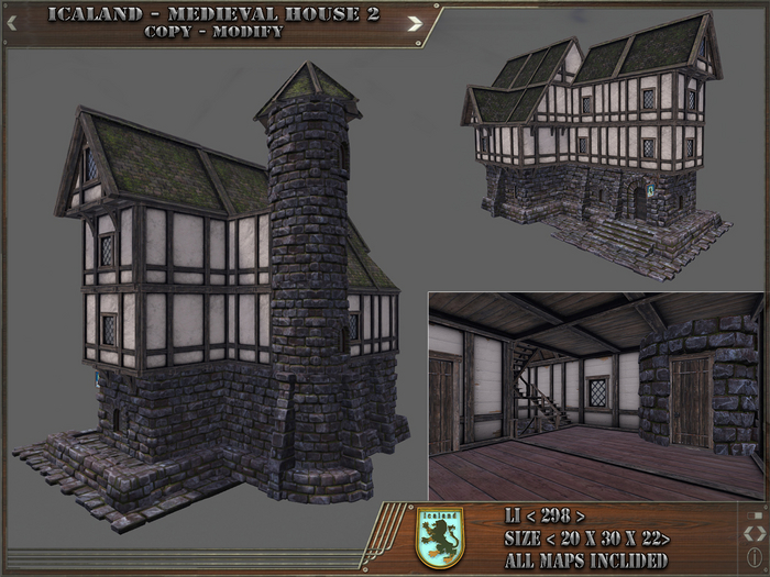 Icaland - Medieval House 2 CM