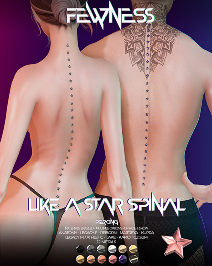 Fewness - Like a Star Spinal Piercing