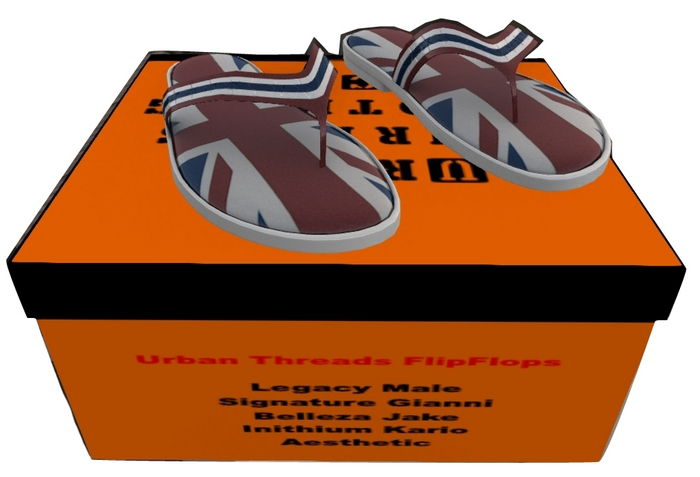 UNION FLAG FLIP FLOPS