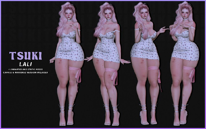 Tsuki // Lali Poses & Anims // FATPACK