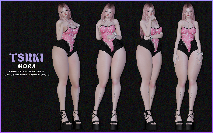 Tsuki // Mora Poses & Anims // FATPACK