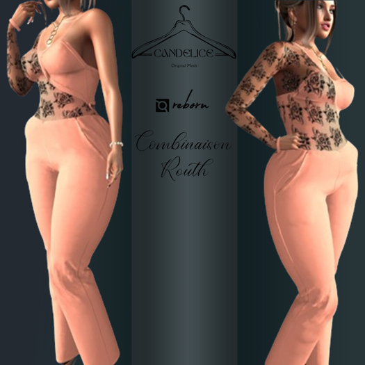 Add me - Reborn- Combinaison Routh Saumon